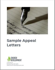 church stewardship campaign appeal letter samples