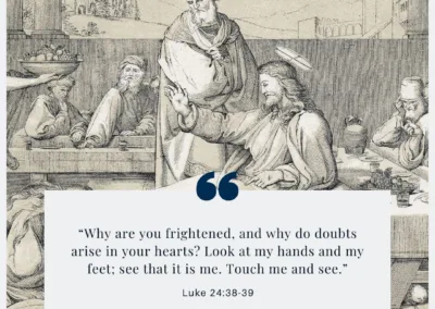 scripture quote based on catholic readings for easter